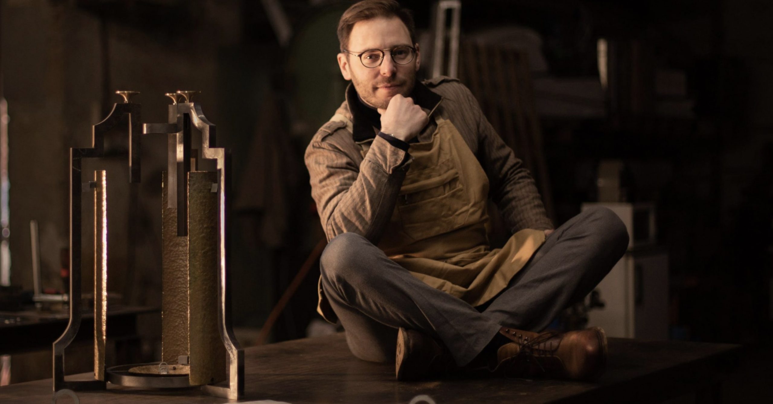 Antoine Dariule, le créateur qui sublime le métal en œuvre d’art, hybridart; artiste contemporain