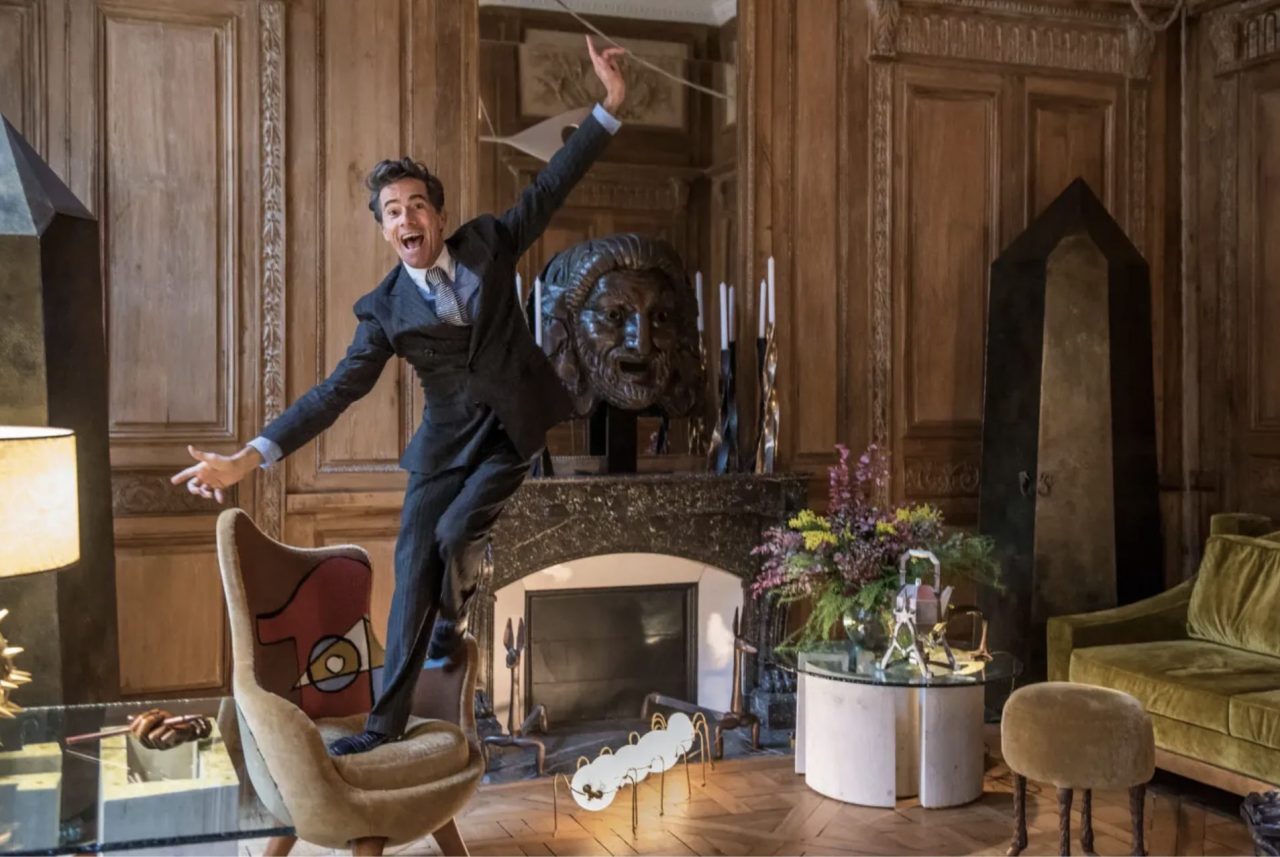 Vincent Darré dans son appartement designer d'intérieur français