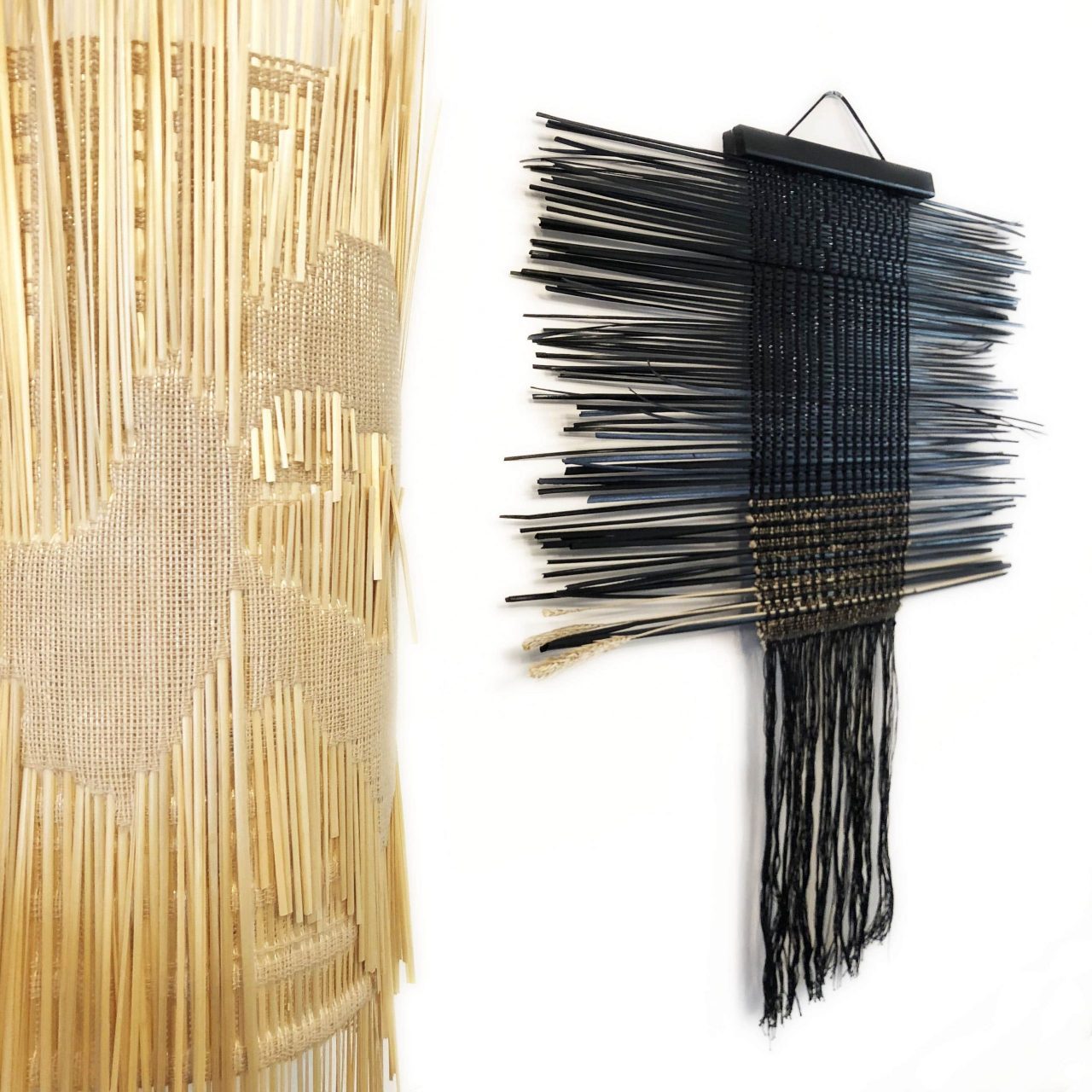 Stéphanie Lacoste, tissage moderne, esprit des champs, art contemporain